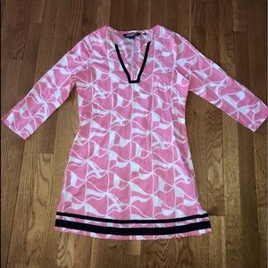 Pink Vineyard Vines tunic dress